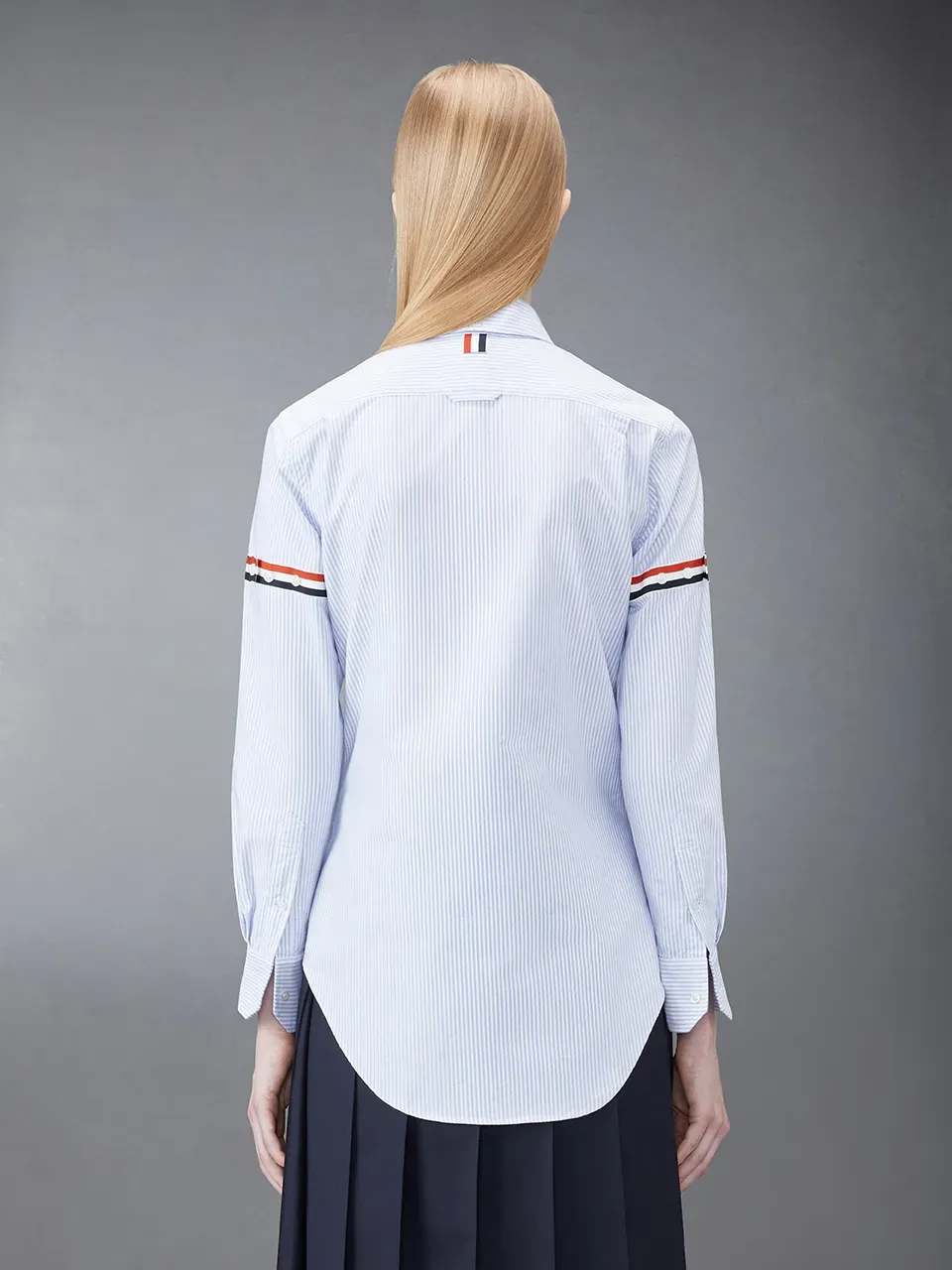Thom Browne 4-Bar Striped Shirt