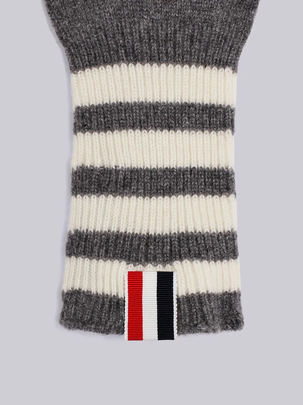 Thom Browne 4-Bar Ribbed Gloves