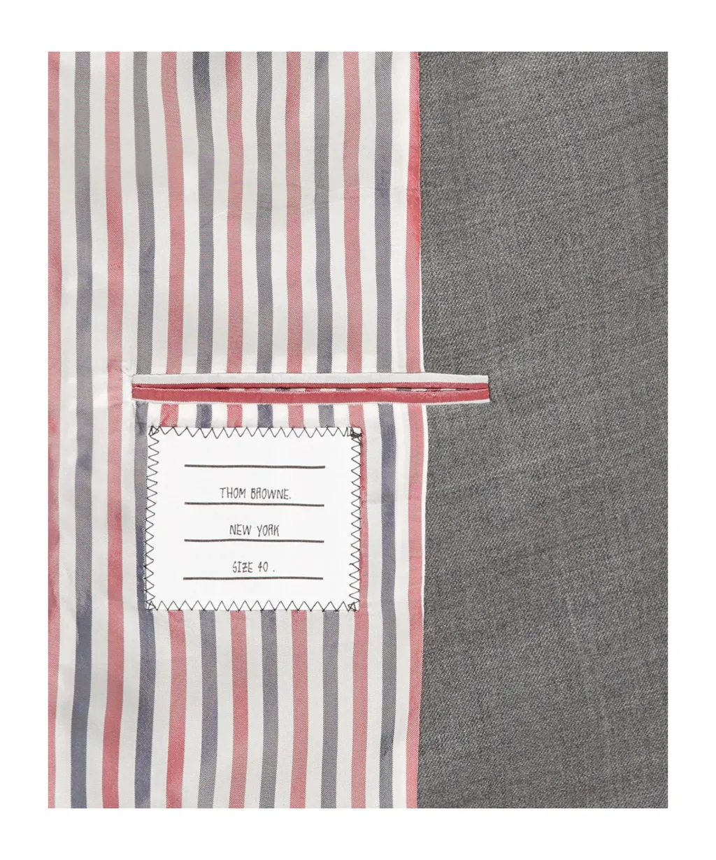Thom Browne Single-Breasted Twill Blazer