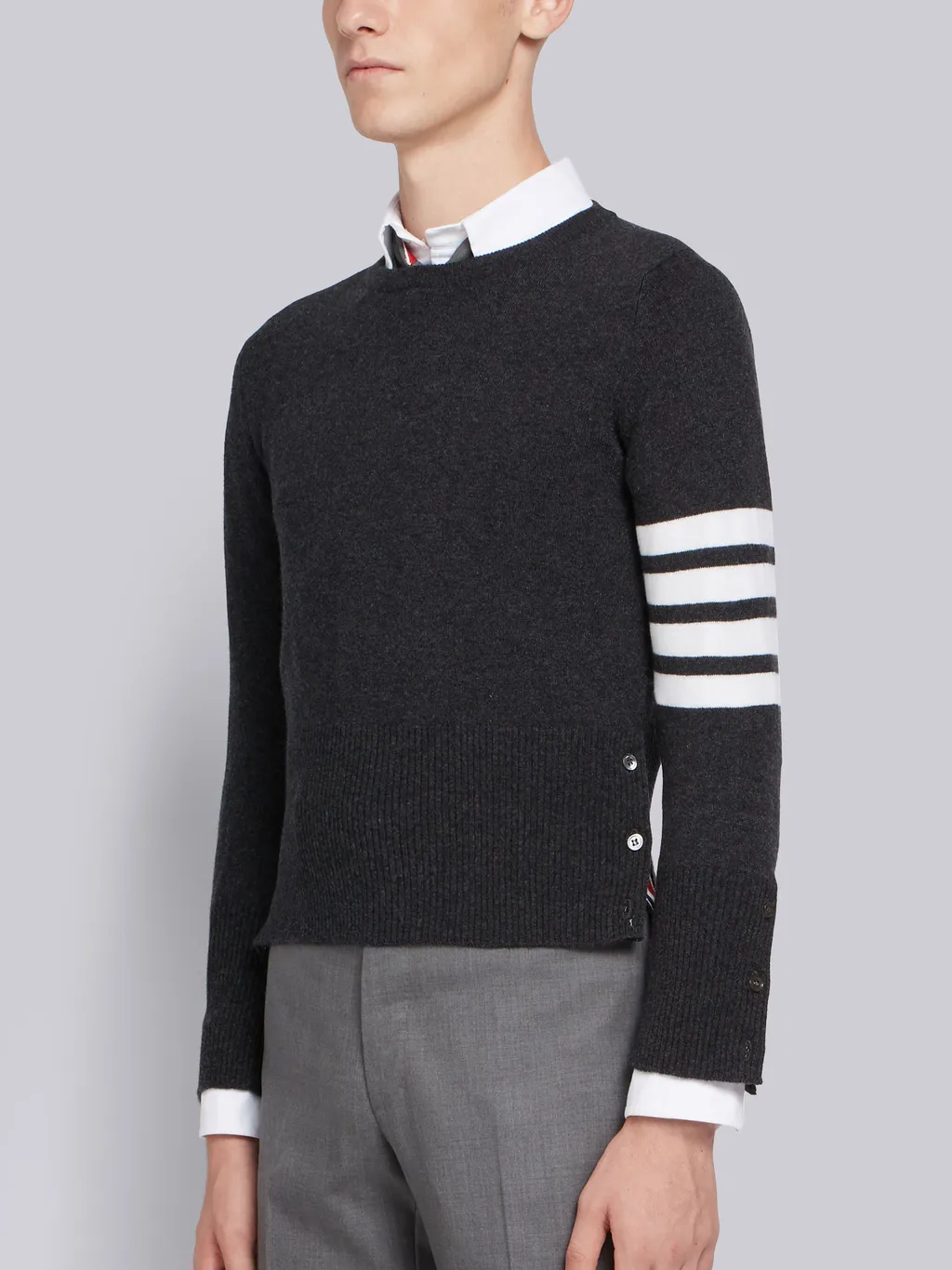 Thom Browne 4-Bar Knitted Jumper
