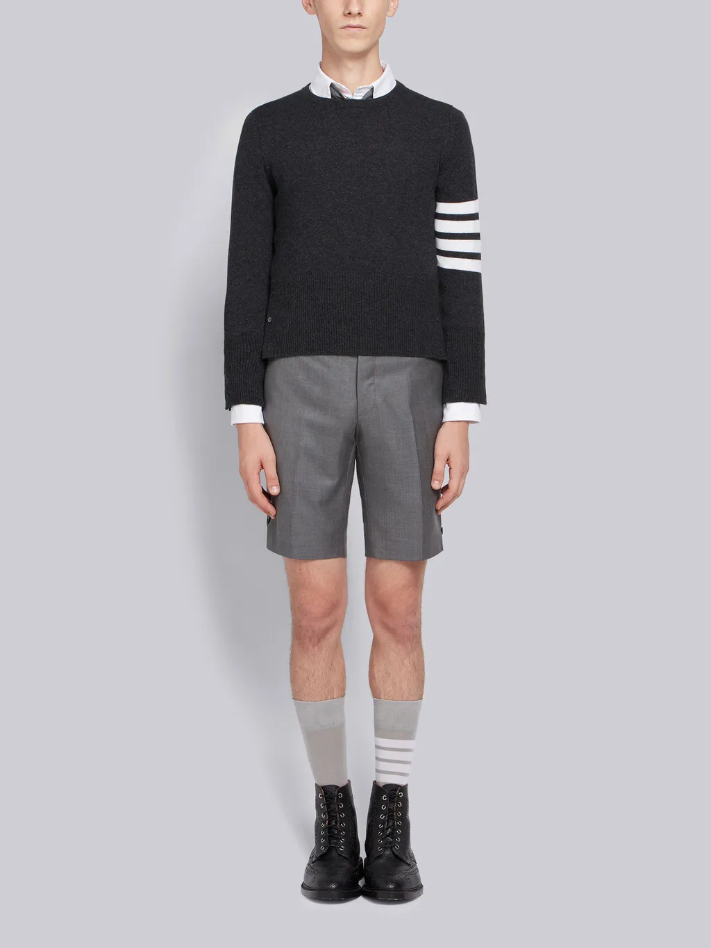 Thom Browne 4-Bar Knitted Jumper