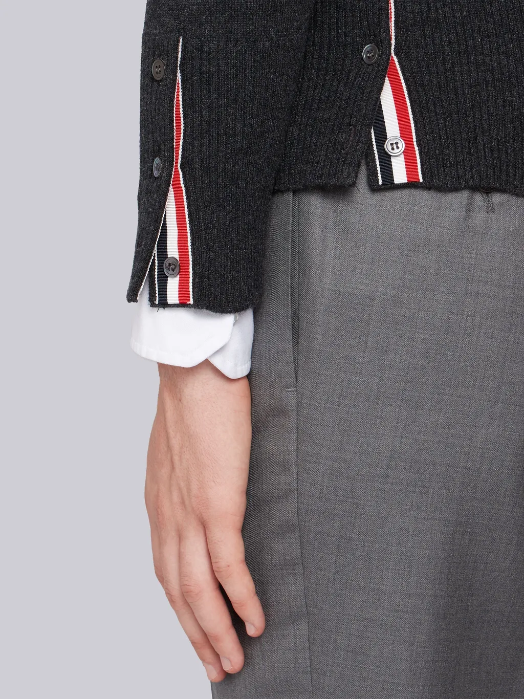 Thom Browne 4-Bar Knitted Jumper