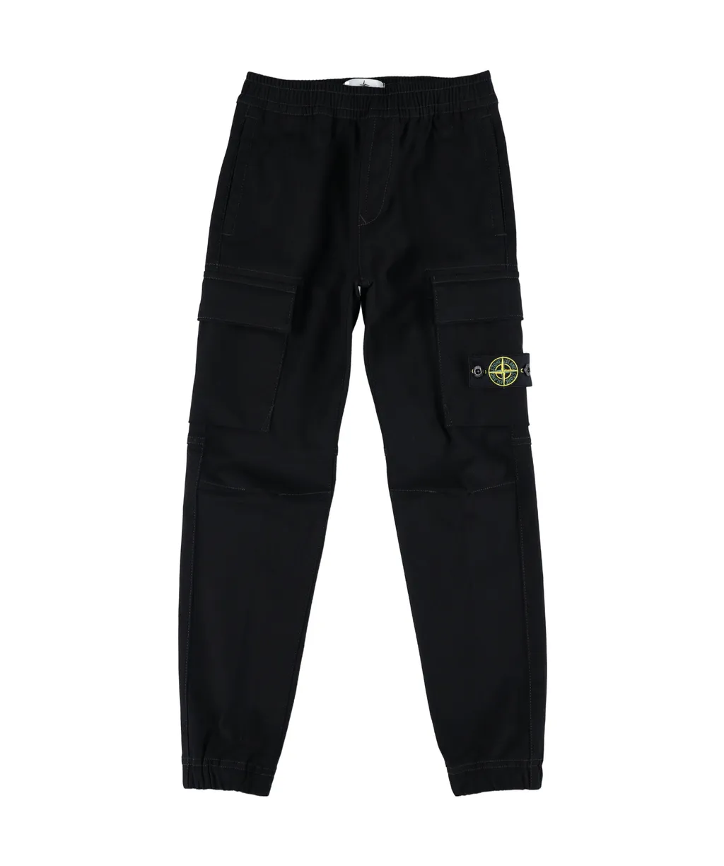 Stone Island Junior Compass Patch Track Pants