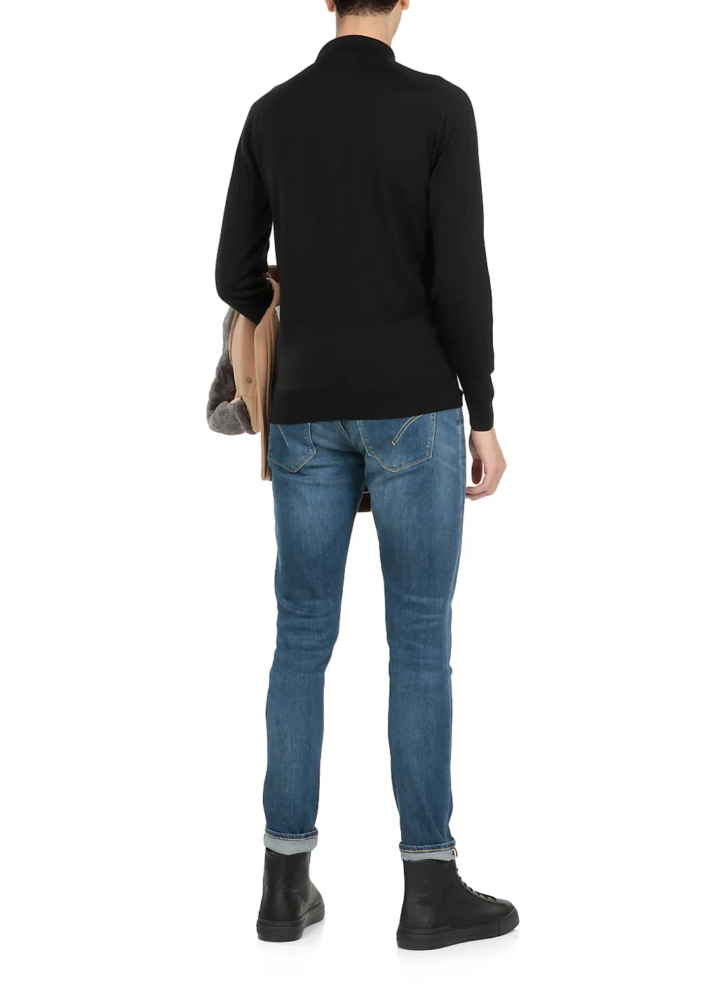 John Smedley Belper Long-Sleeved Polo Shirt