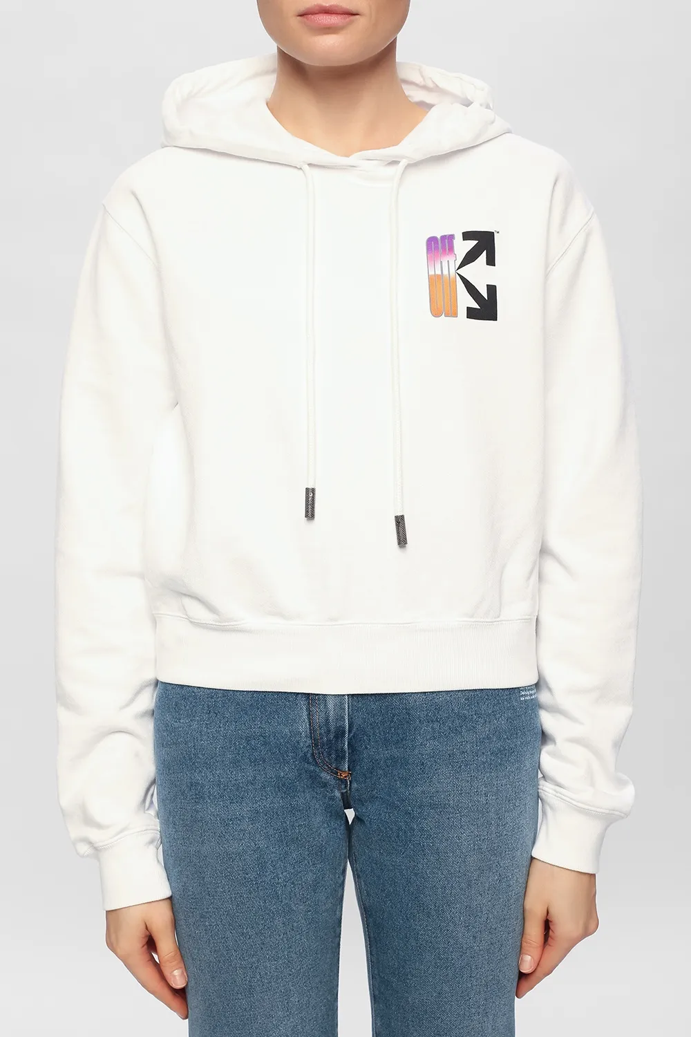 Arrow Logo Cotton Hoodie