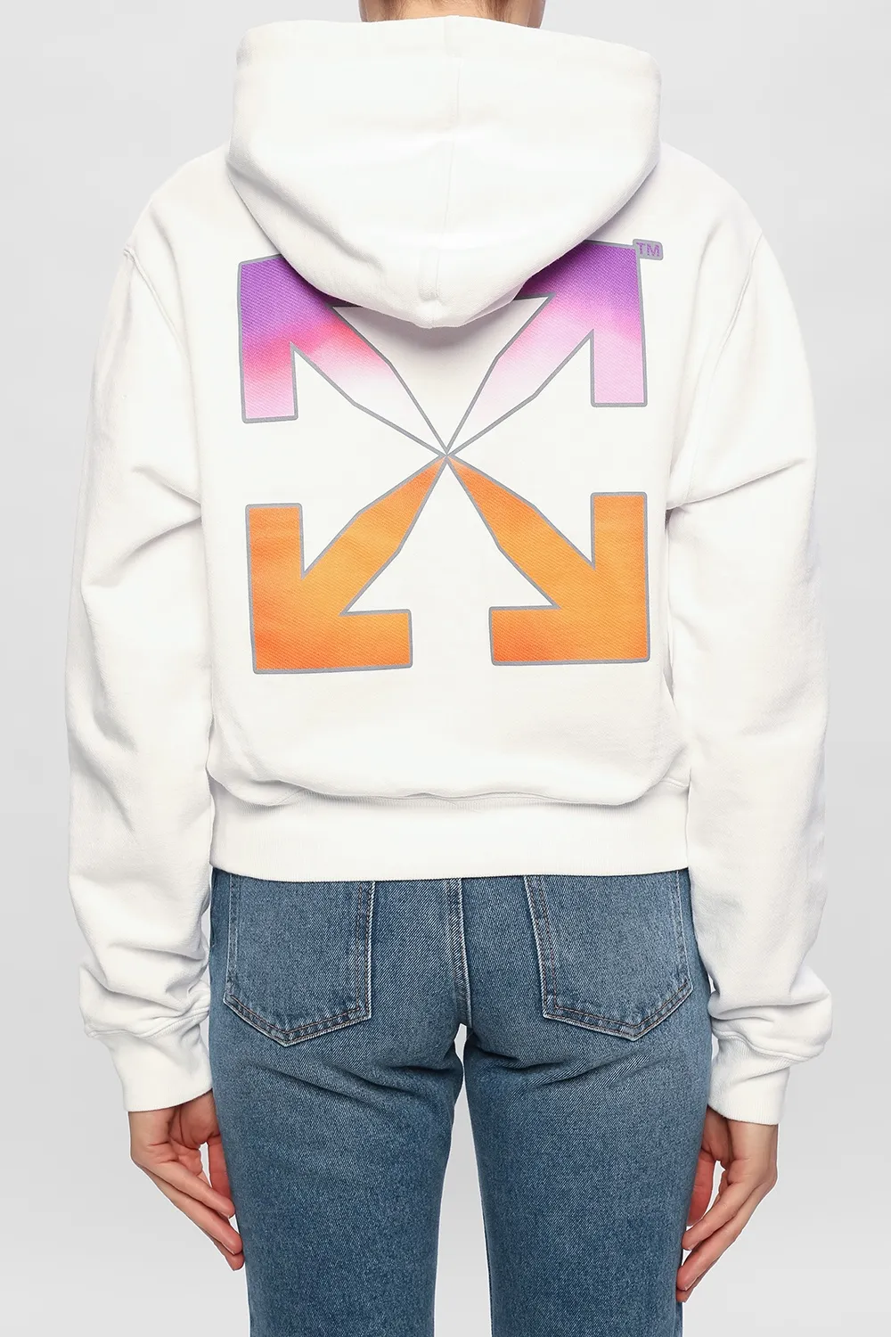 Arrow Logo Cotton Hoodie