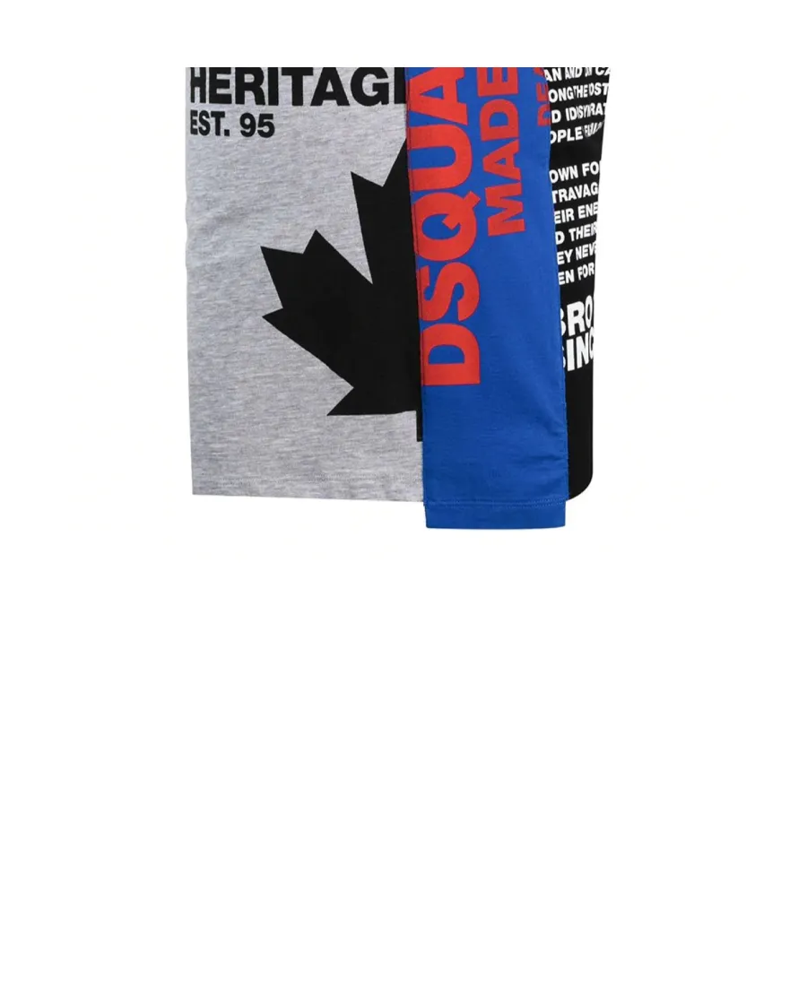 Logo-Print Colour-Block T-Shirt