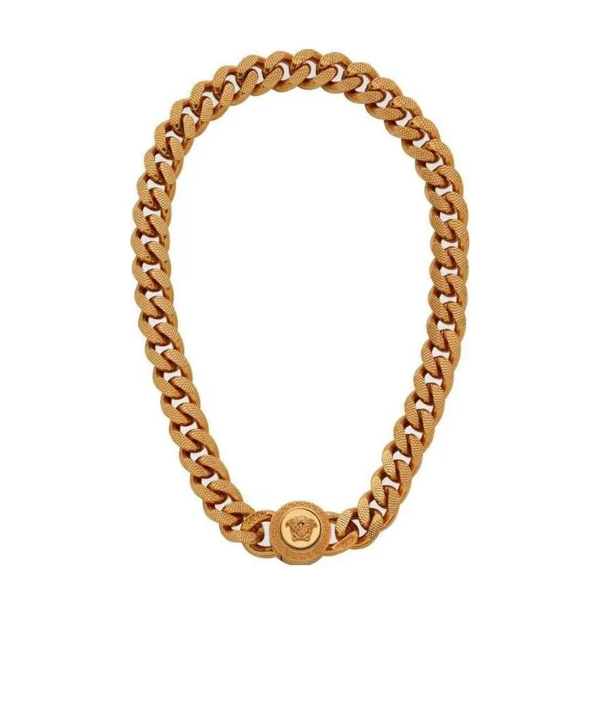 Medusa Chain-Link Necklace