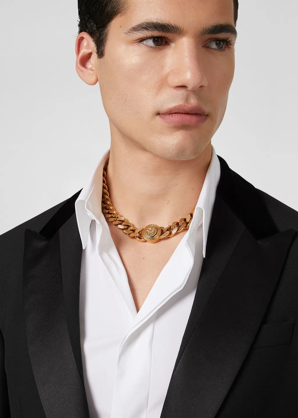 Medusa Chain-Link Necklace