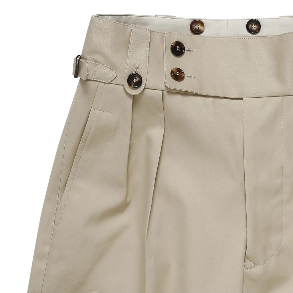 Maison Margiela Buttoned Wide Leg Trousers