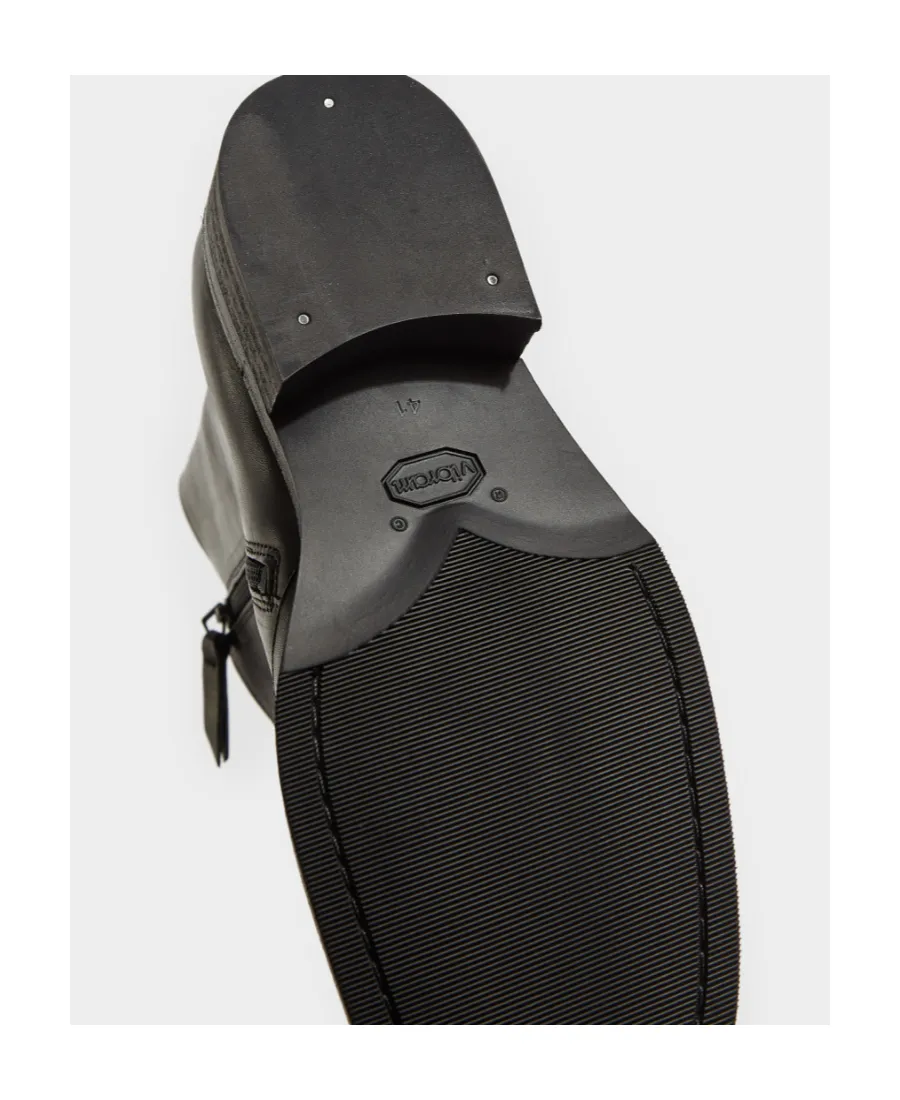 Black Cuban Ankle Boots
