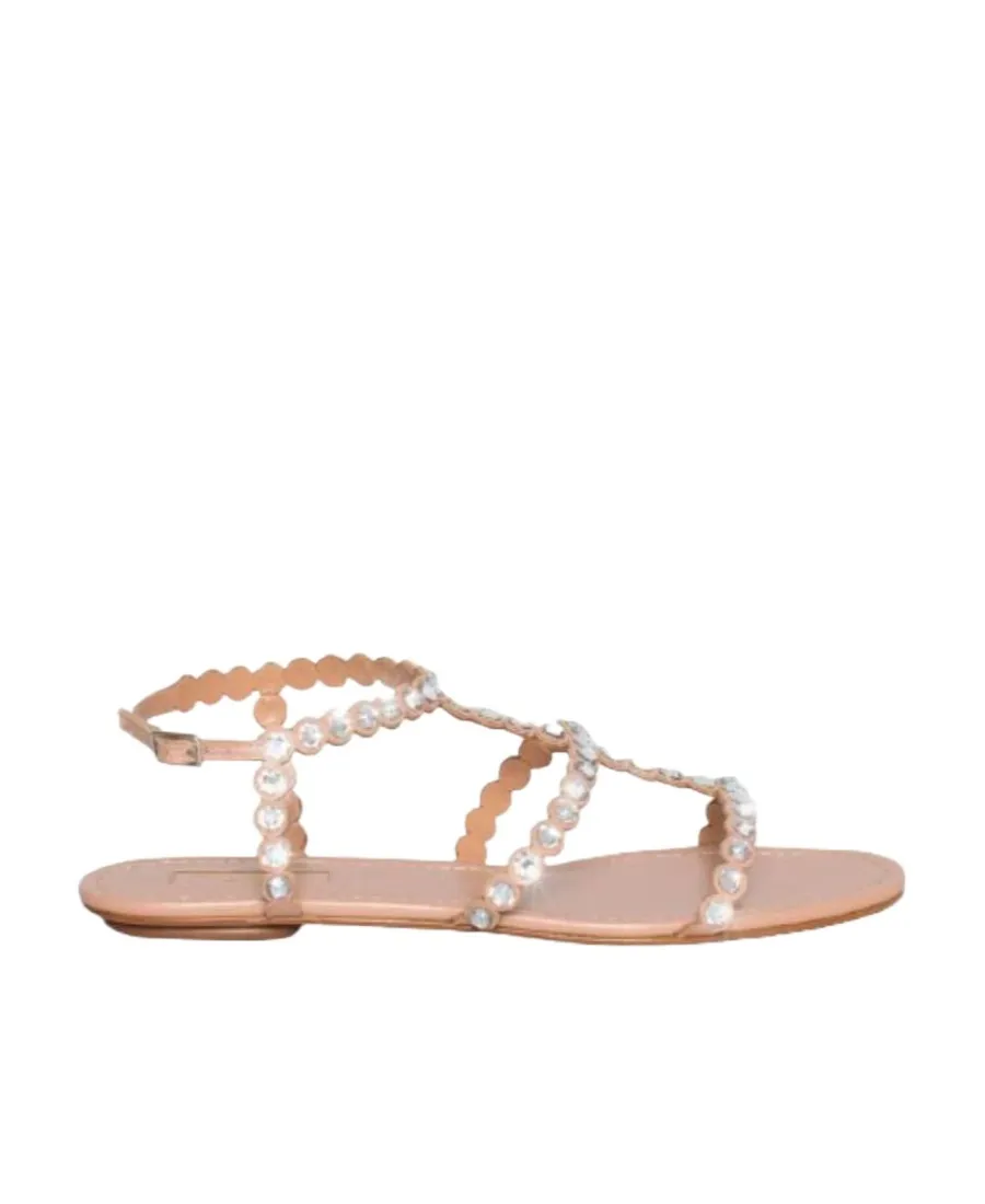 Aquazzura Tequila Embellished Sandals