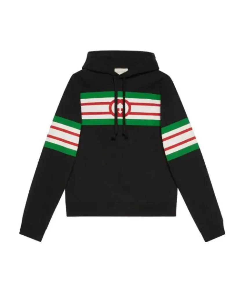 Stripe-Print Hoodie