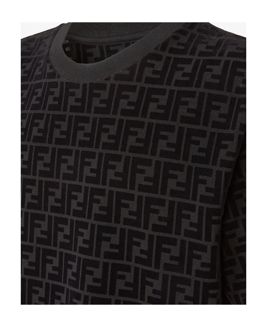 Fendi Ff Motif Oversized T-Shirt