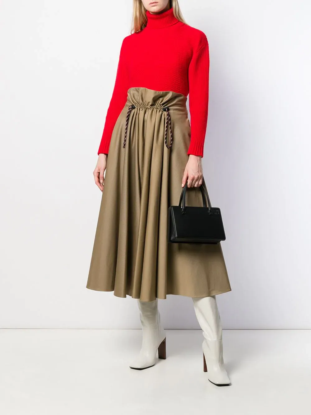 Postal Bag In Natural Calfskin