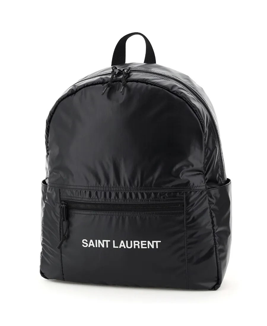 Saint Laurent Nuxx Logo Printed Backpack