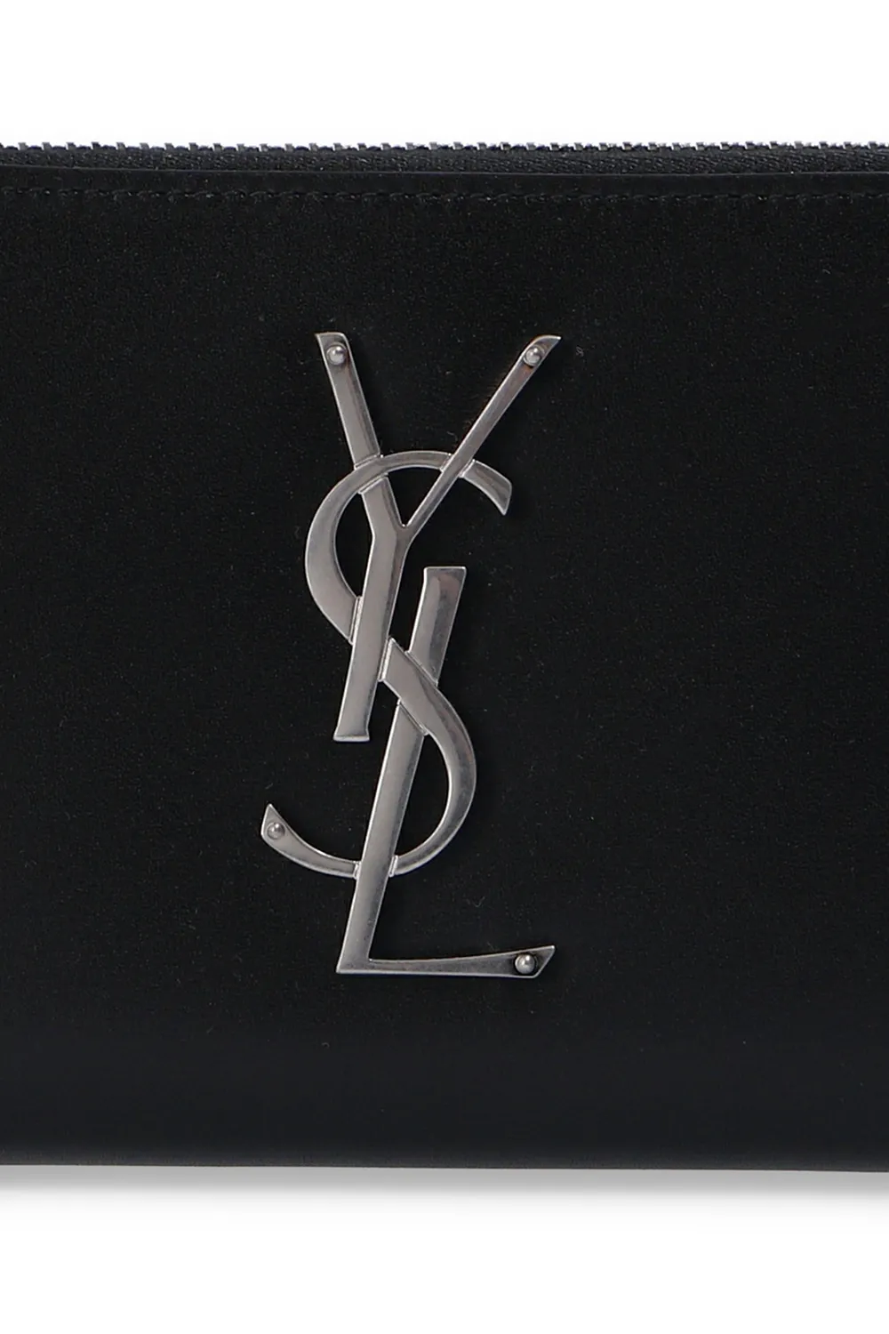 Saint Laurent Monogram Zip Around Wallet