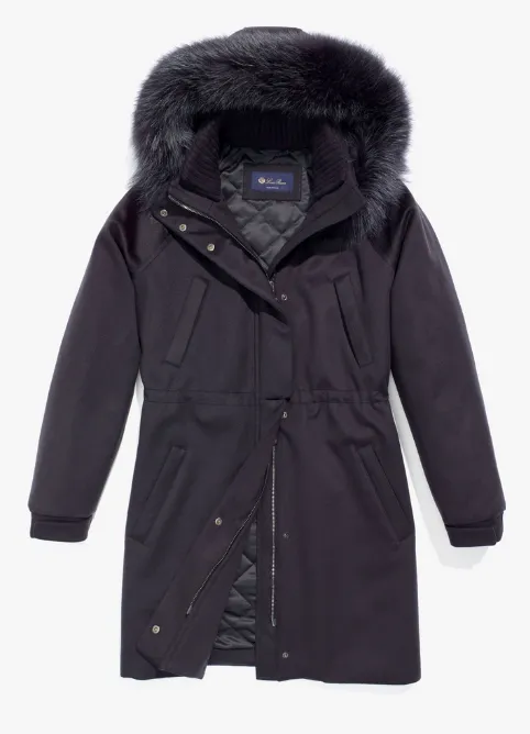 Loro Piana Icery Hooded Long Jacket