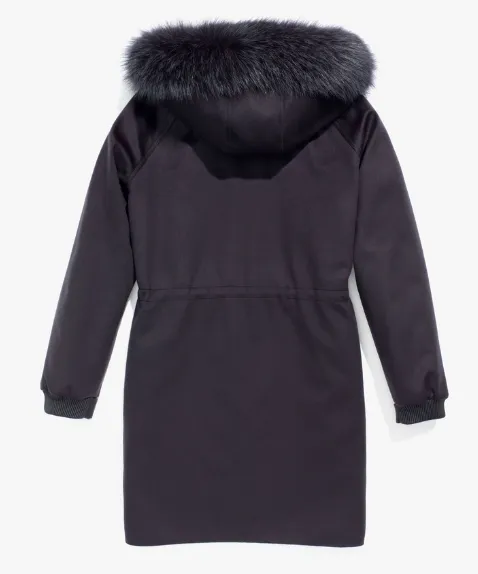 Loro Piana Icery Hooded Long Jacket