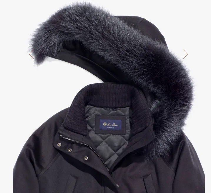 Loro Piana Icery Hooded Long Jacket