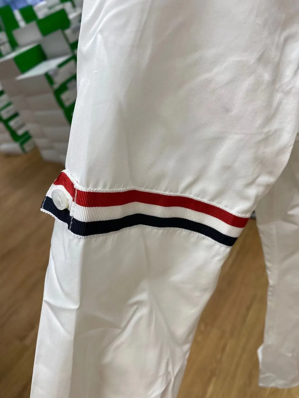 Thom Browne Classic Striped Sleeve Shirt