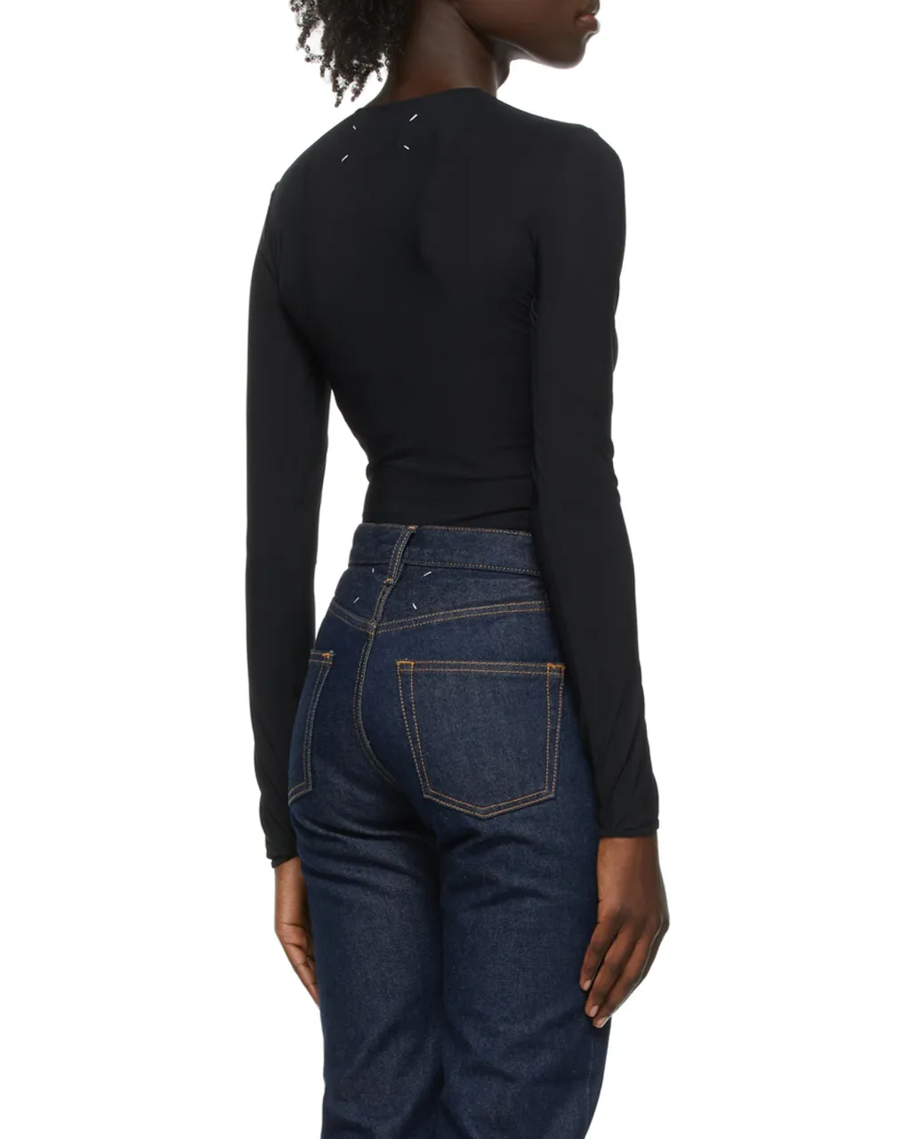 Maison Margiela Long-Sleeved Jersey Bodysuit