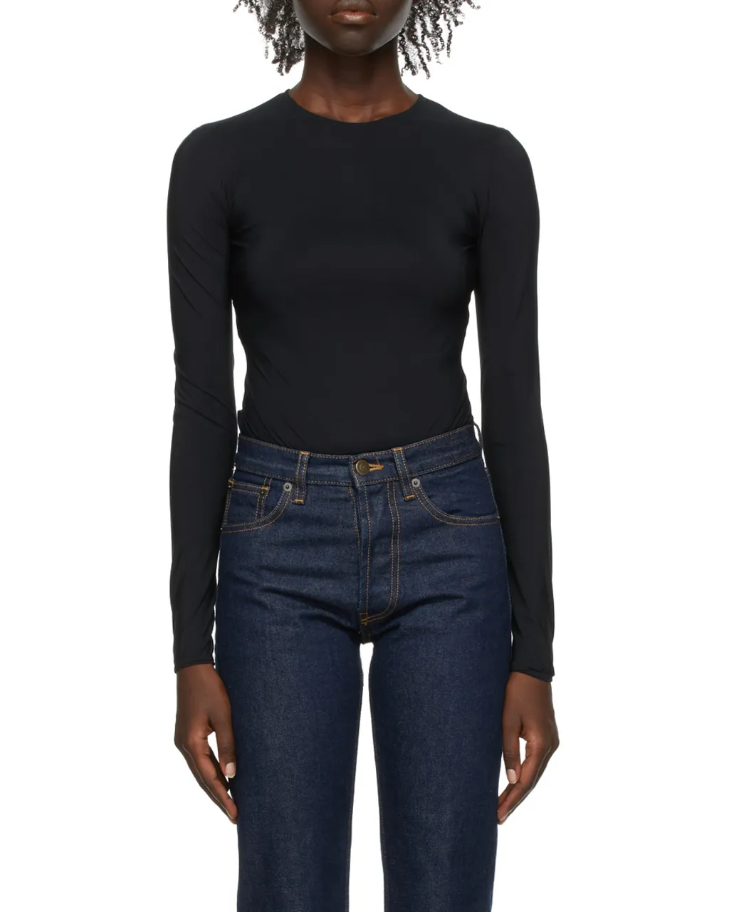 Maison Margiela Long-Sleeved Jersey Bodysuit