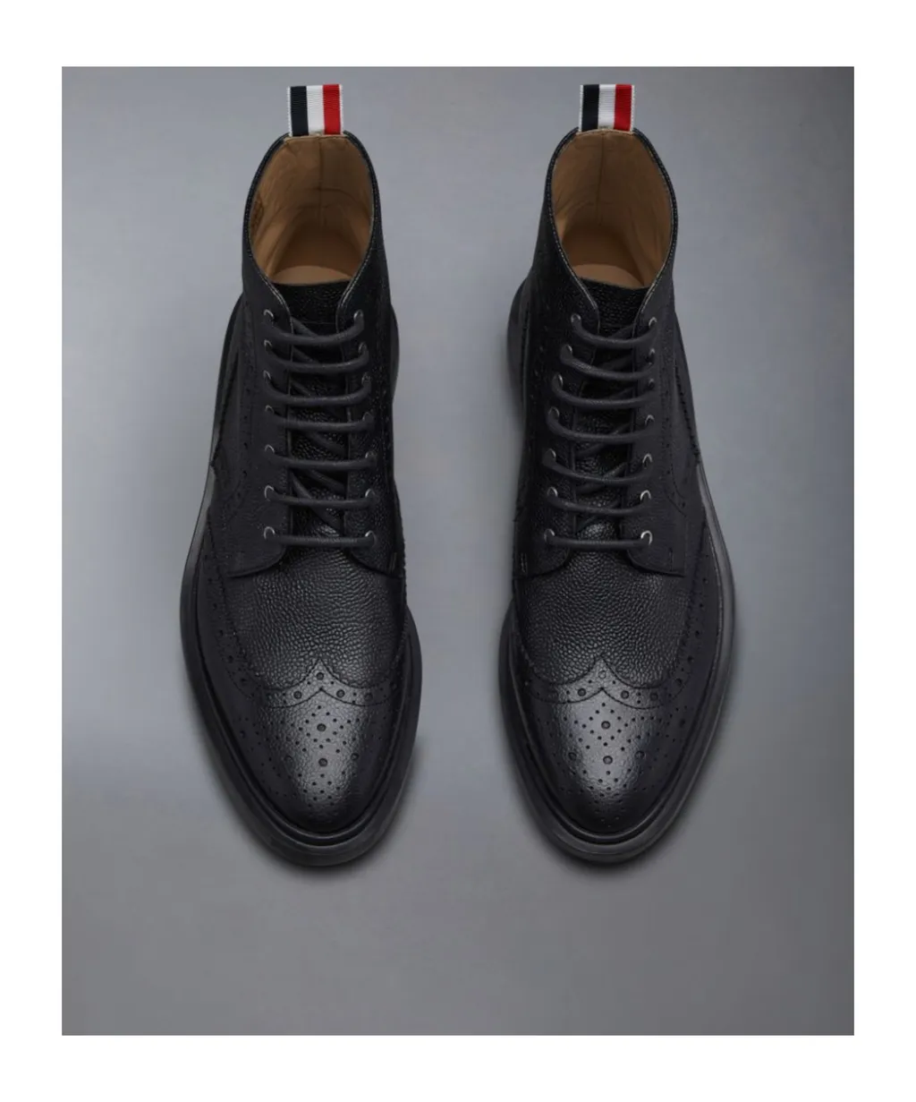Thom Browne Brogue Lace-Up Boots
