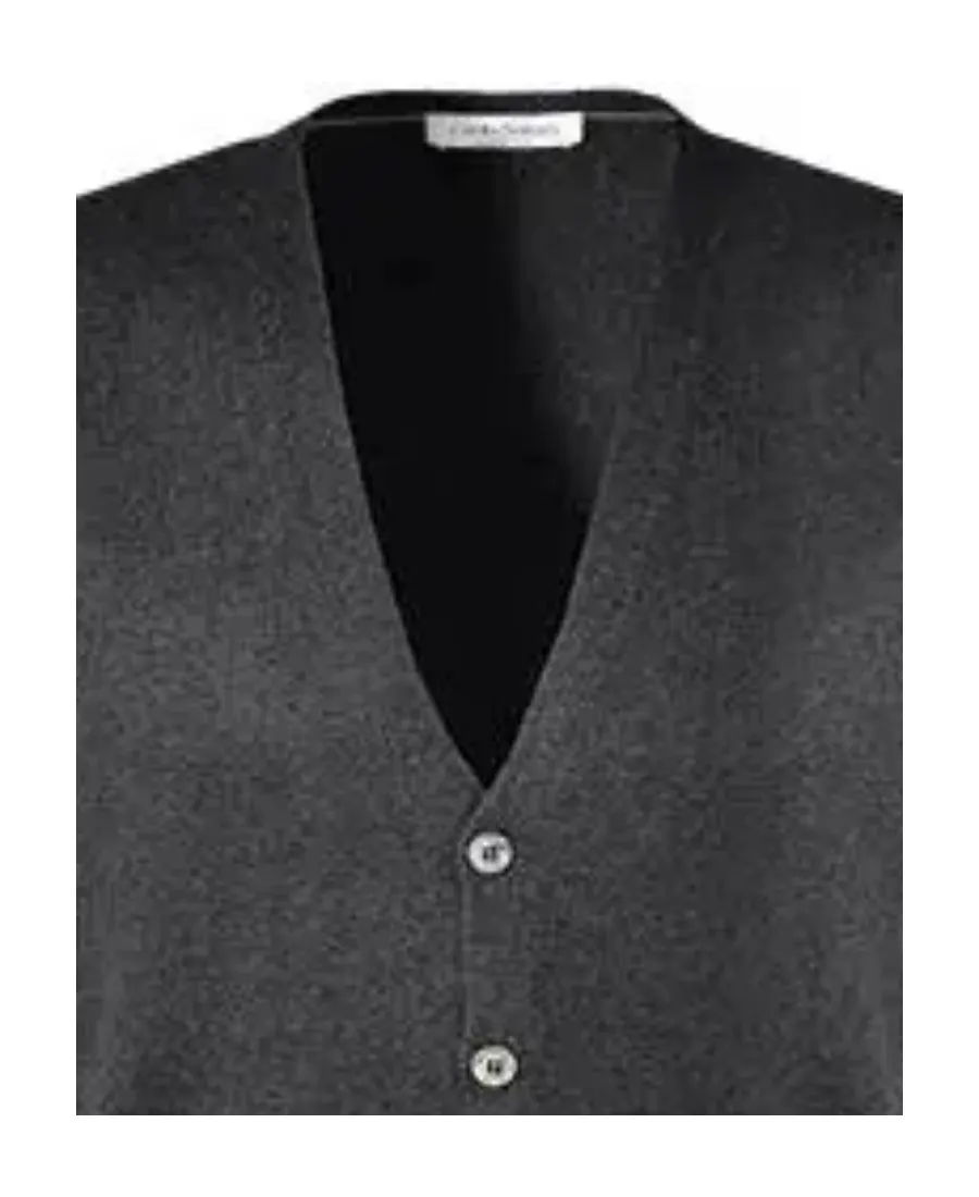 Sleeveless Wool Knitted Cardigan