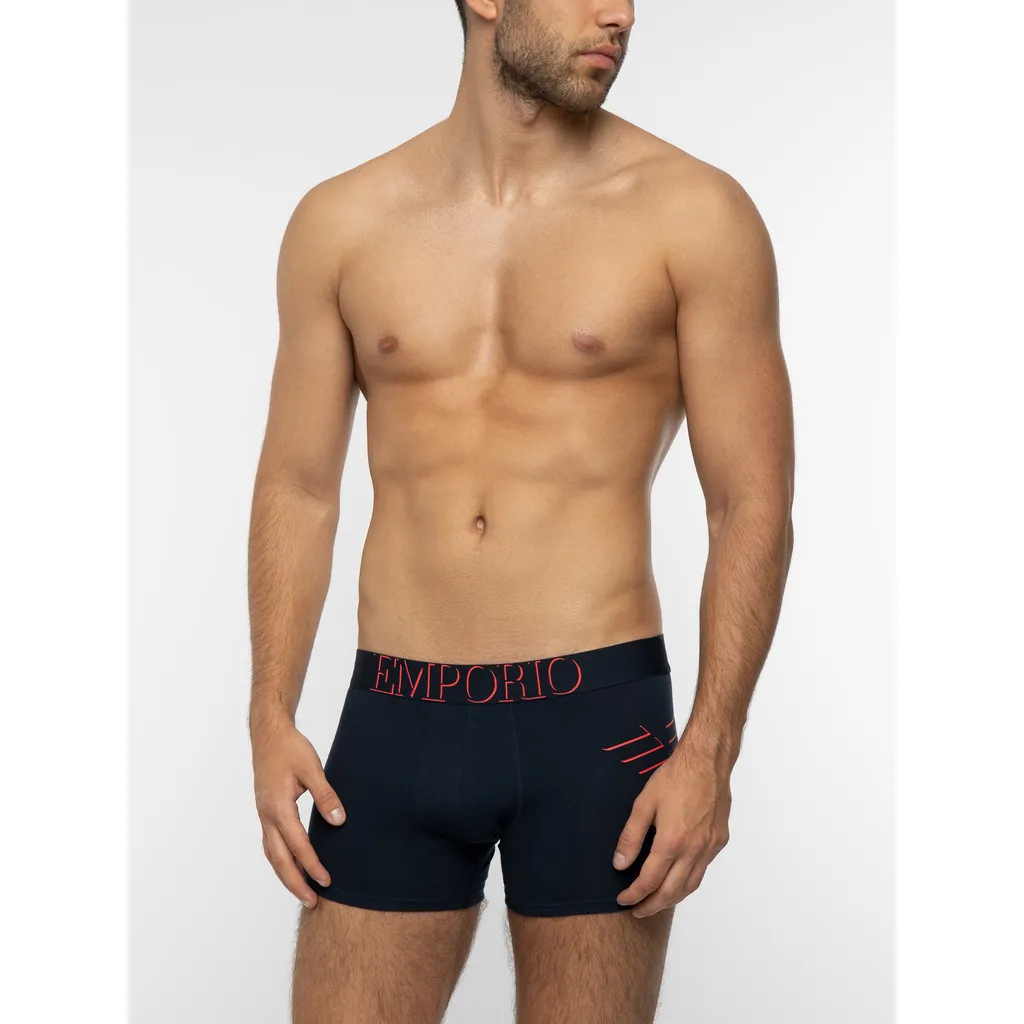 Navy Blue Logo Boxers