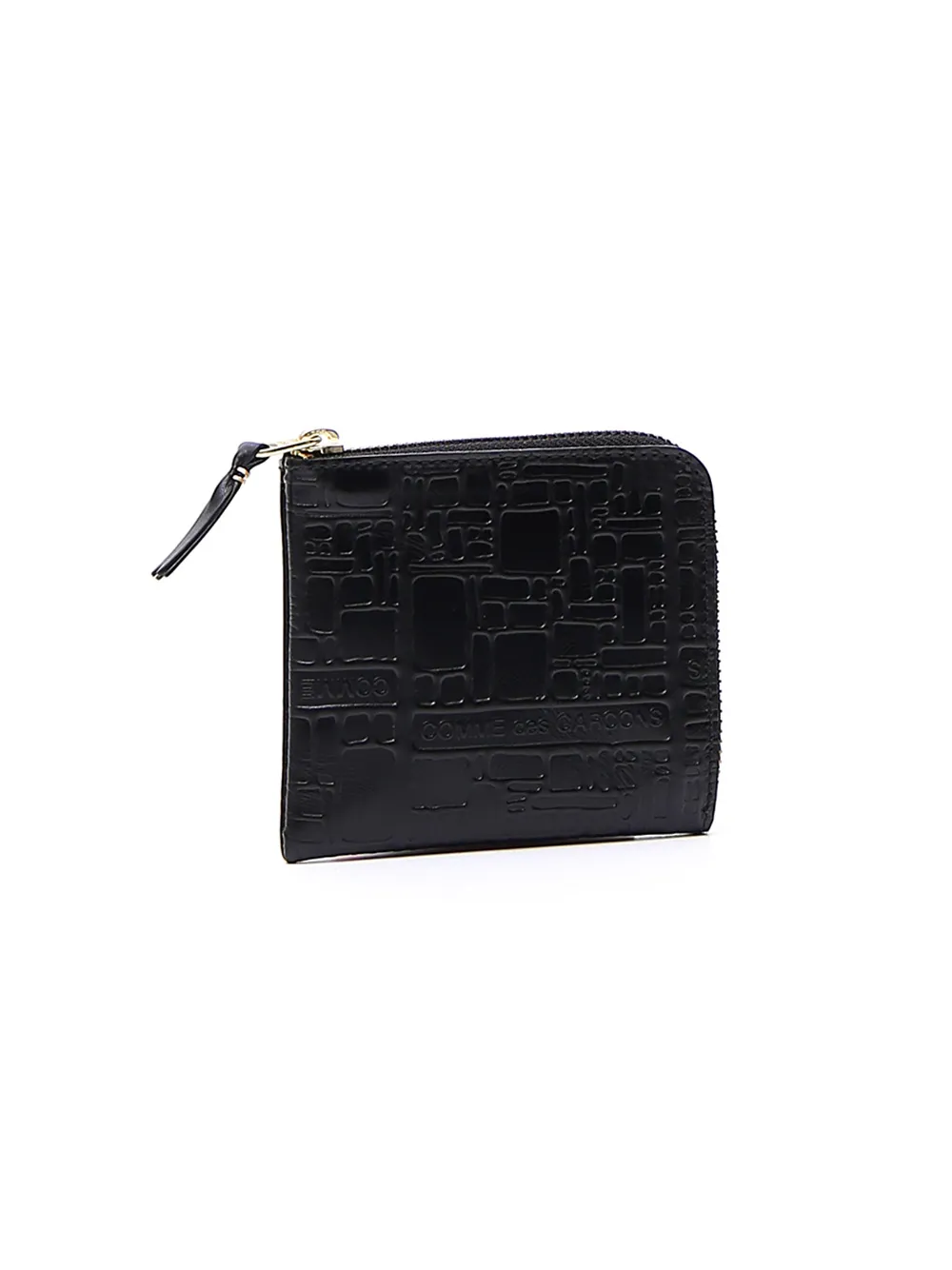 Comme Des Garons Wallet Embossed Compact Wallet