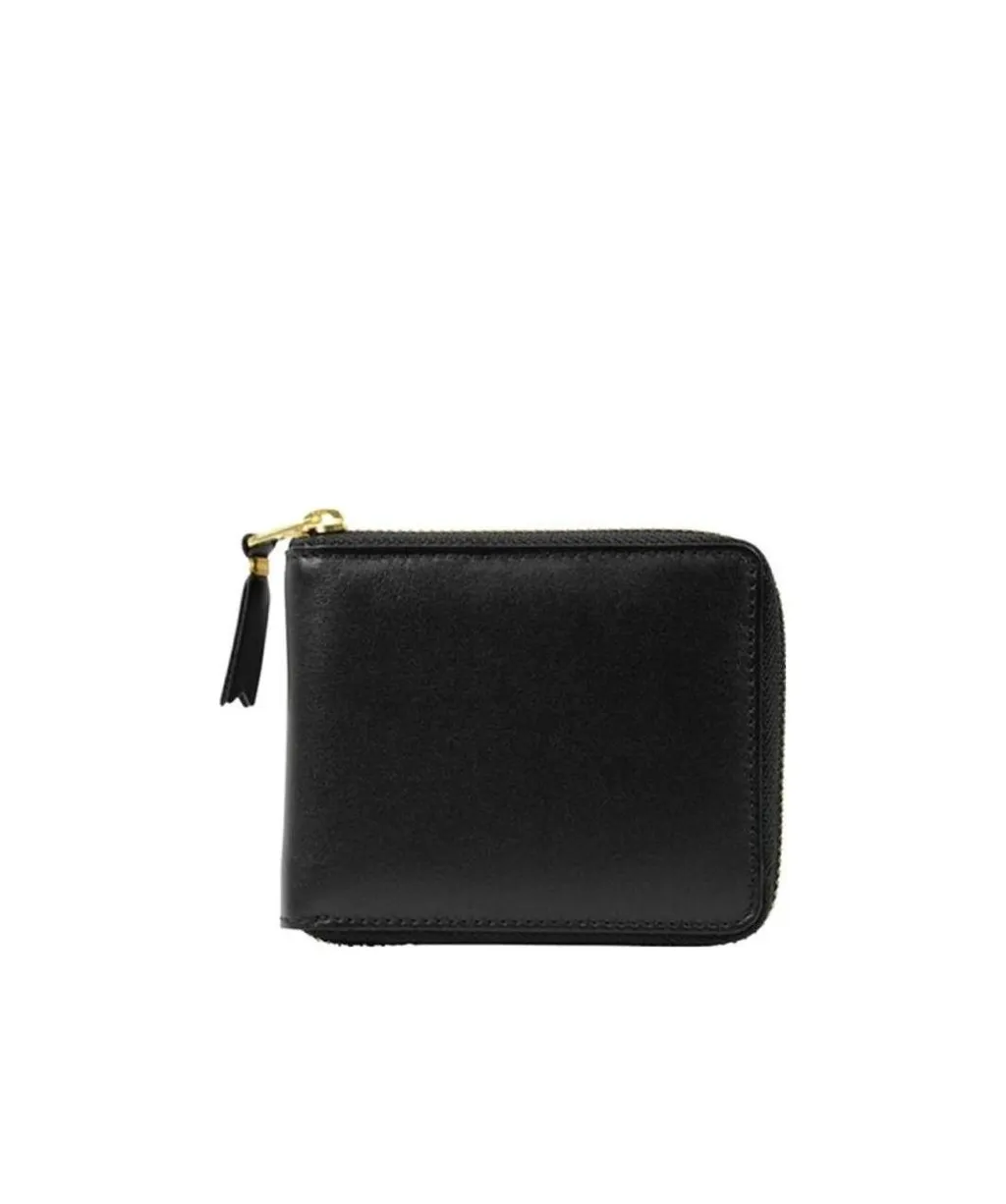Zip-Up Leather Wallet