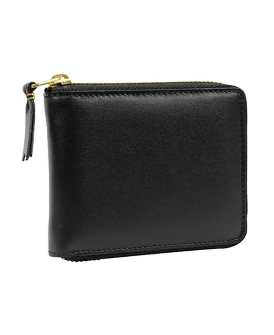 Zip-Up Leather Wallet