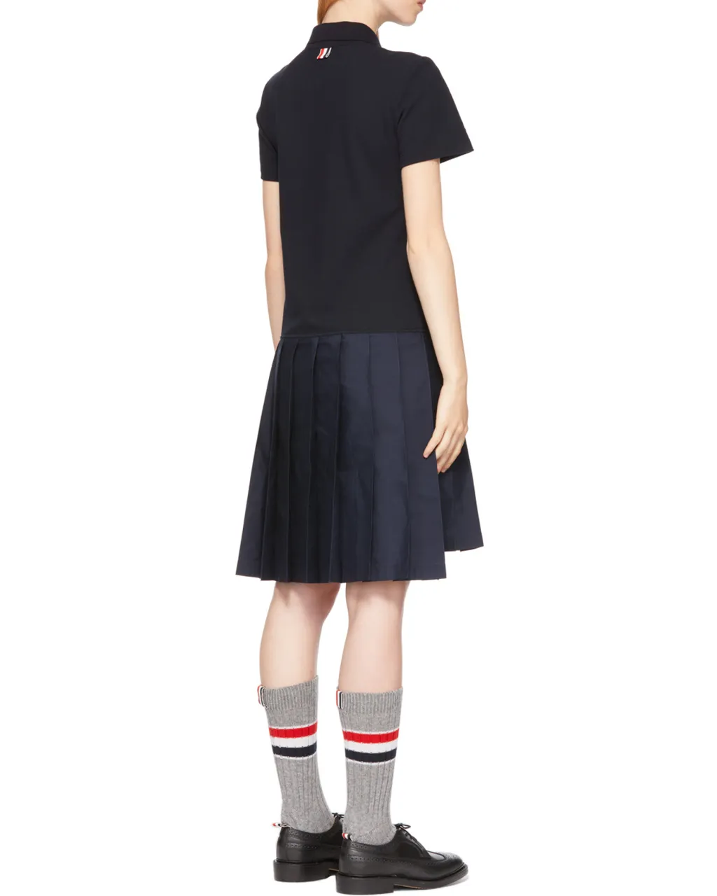 Rwb-Stripe Polo Dress