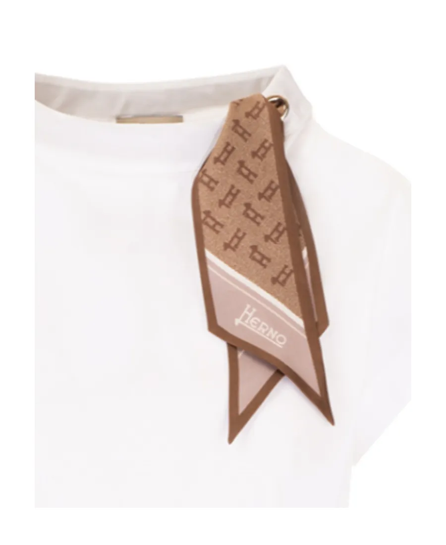 Logo-Print Scarf T-Shirt