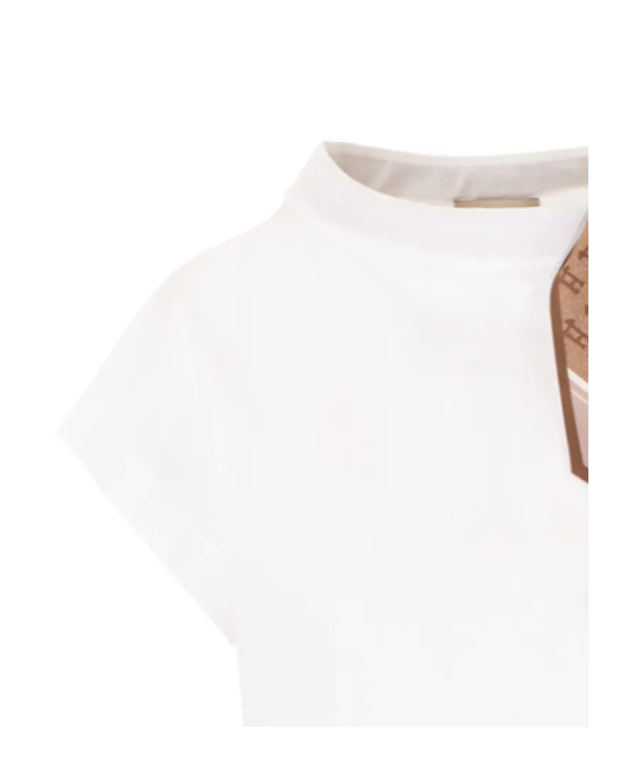 Logo-Print Scarf T-Shirt