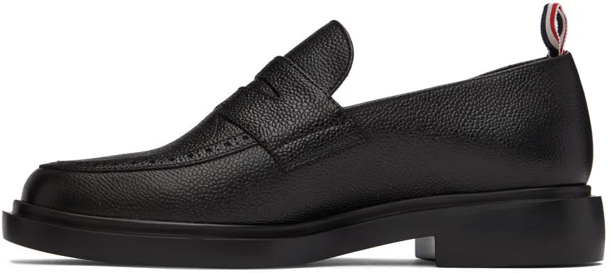 Thom Browne Penny Bar Almond Toe Loafers