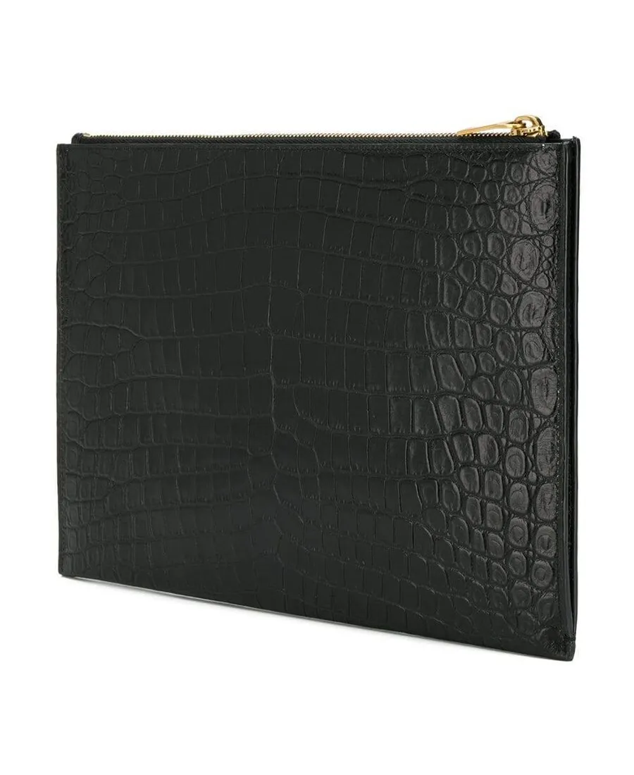 Saint Laurent Tiny Monogram Zippered Tablet Holder