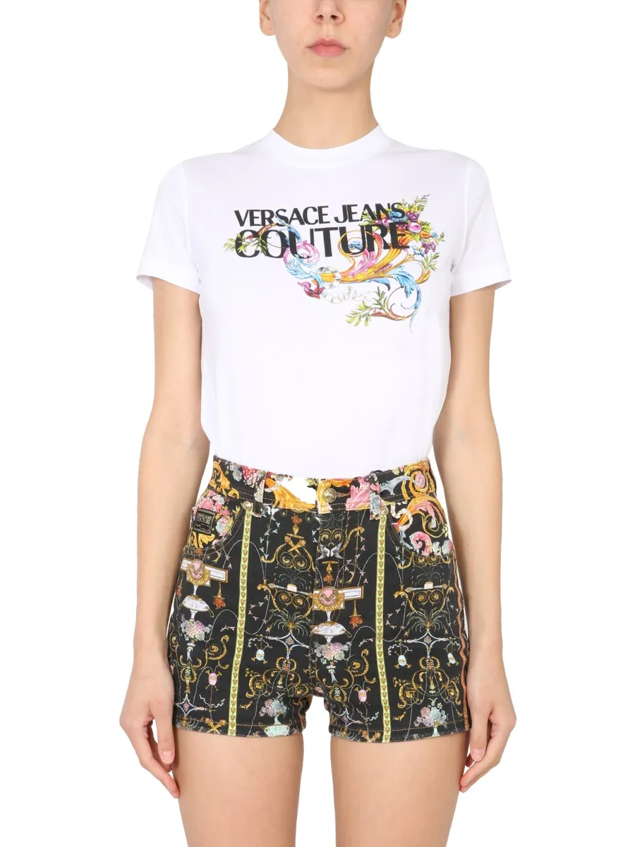 Logo Graphic Print Cotton T-Shirt