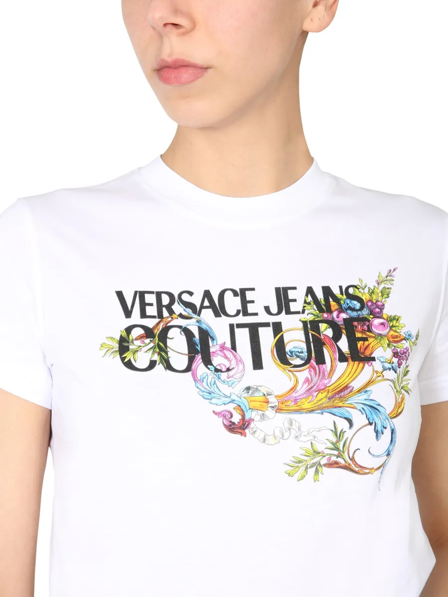 Logo Graphic Print Cotton T-Shirt