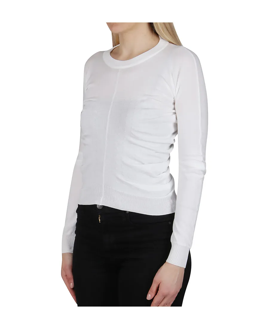 Maison Margiela Ruched Knitted Jumper