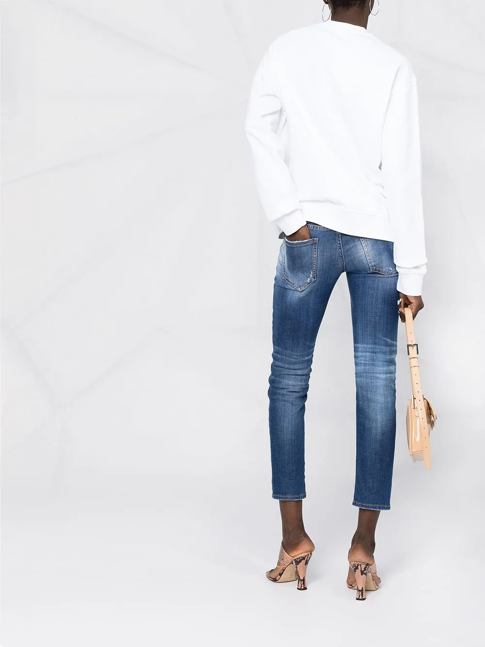 Dsquared2 Ripped Skinny Leg Jeans