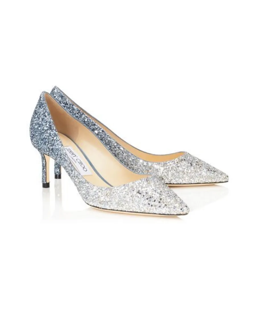 Pointed Logo Heels
