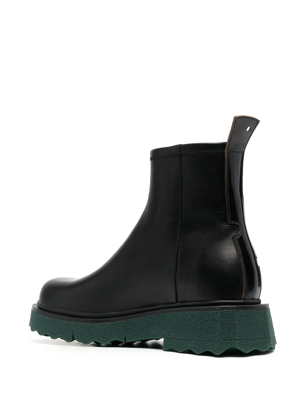 Off-White Zipped Ankle Boots