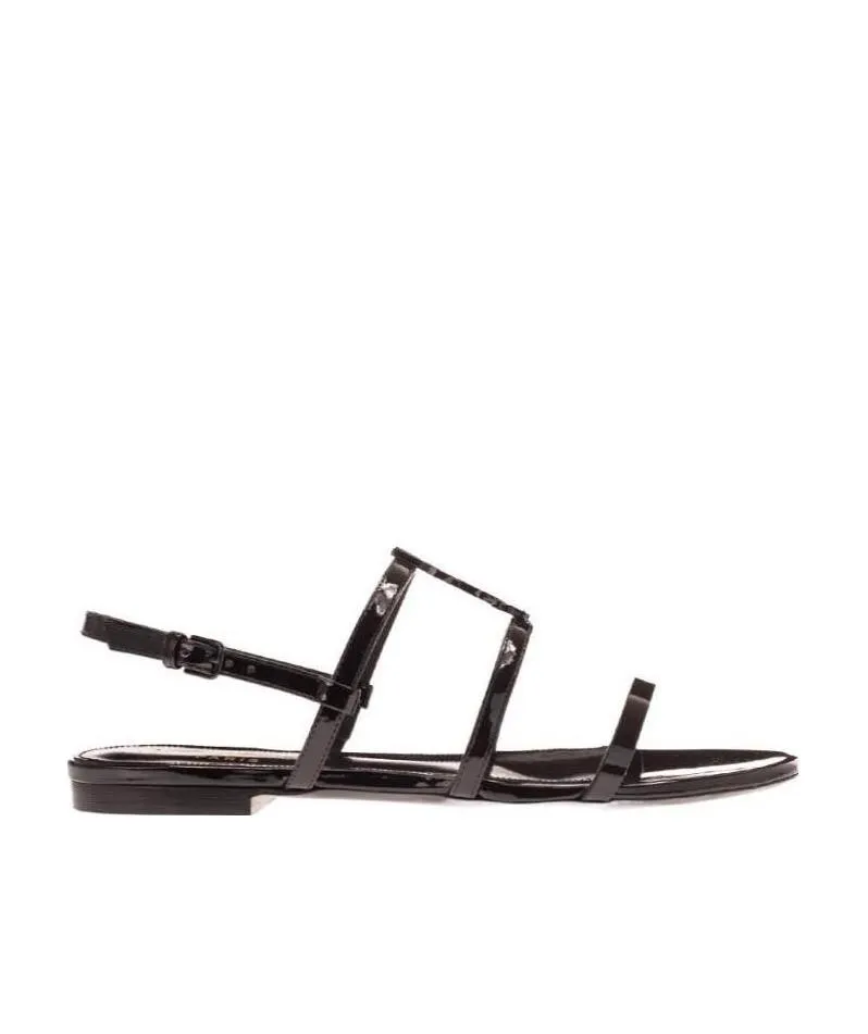 Cassandra Monogram Sandals