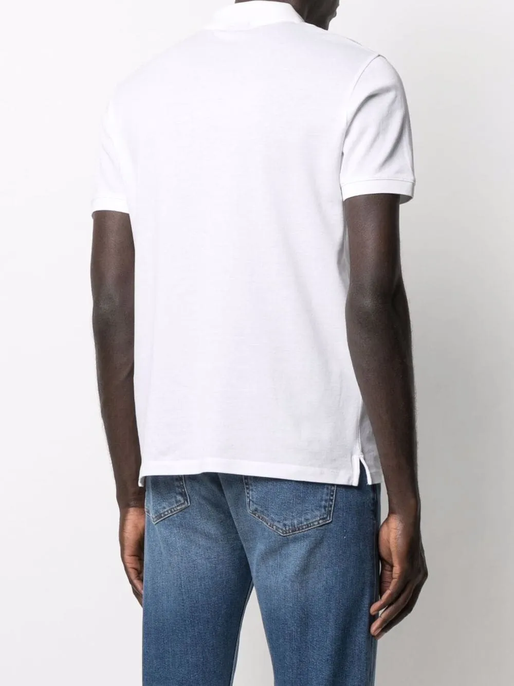 Striped Detail Polo Shirt