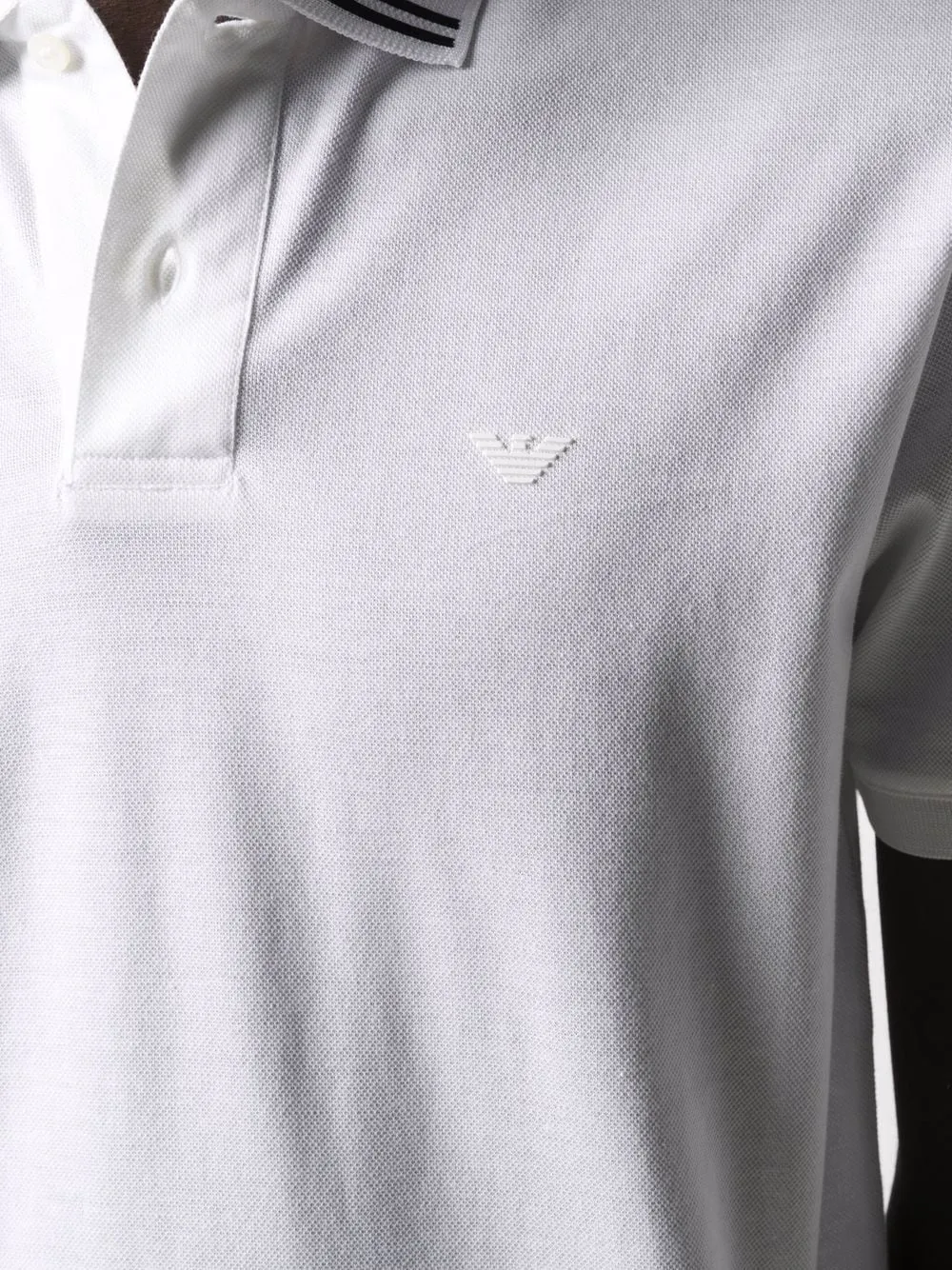 Striped Detail Polo Shirt