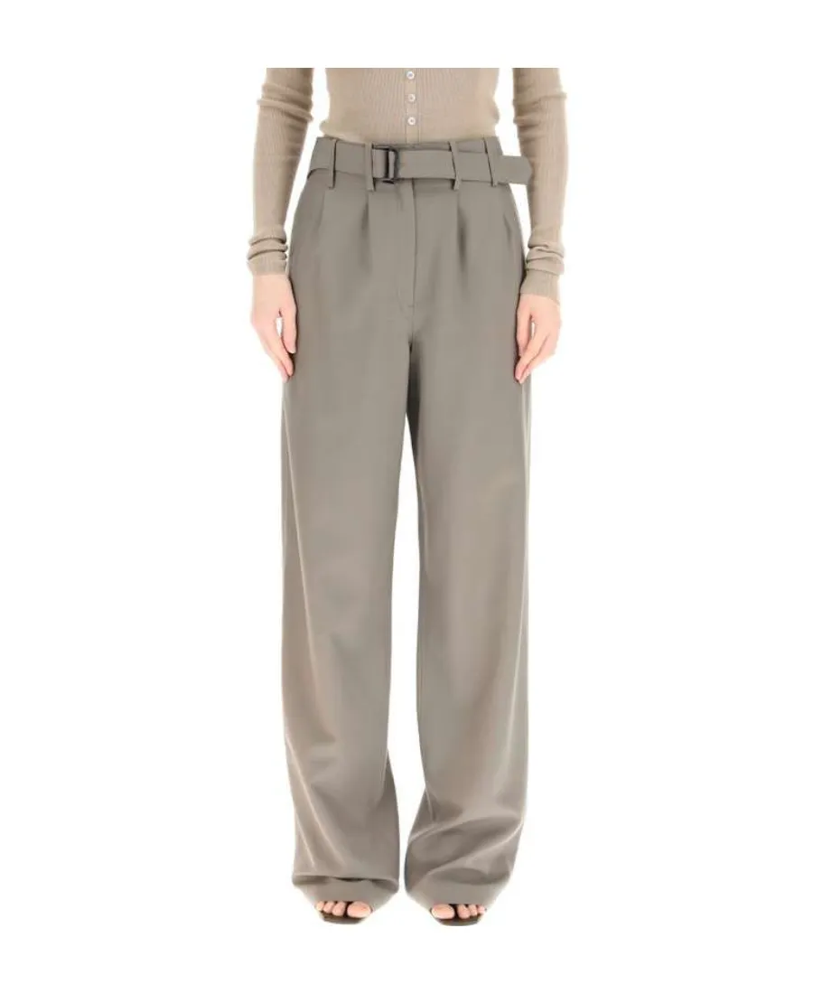 Waist Straight Casual Trousers