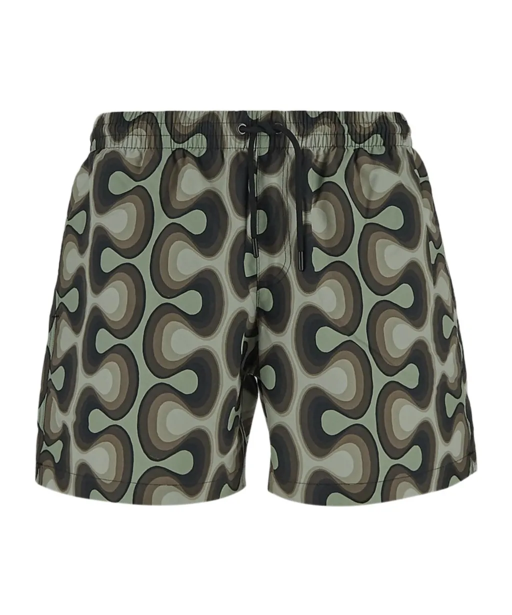 Dries Van Noten Graphic-Printed Swim Shorts