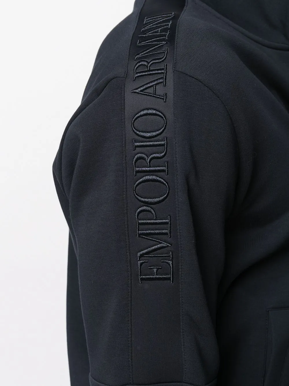 High Neck Zip-Up Sweatshirt